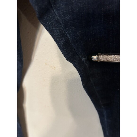 Ann mashburn Cropped Dark Denim Pull On Pants Size large - Picture 4 of 8